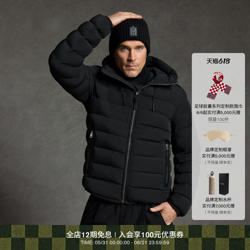 MACKAGE男士 JACK 经典连帽轻薄休闲帅气排骨羽绒服外套 秋冬新品