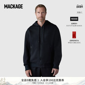 MACKAGE男女 KRYSTOS中性休闲拉链连帽卫衣情侣款 上衣