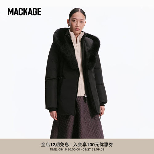 常规羽绒服Mackage保暖