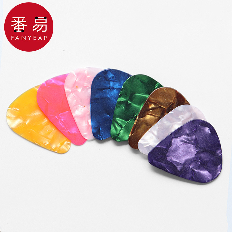 吉他拨片AA1S244-电吉他配件彩色赛璐璐民谣指弹片拨弦扫弦片乐