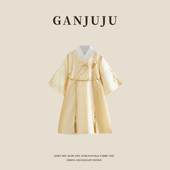 小男孩唐装 儿童中国风长袍套装 中秋节演出服 新款 男童汉服2026夏季