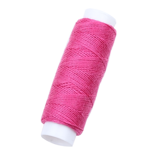 家用缝衣服线小卷线团加粗牛仔线手工缝纫线黑色白色加厚手缝线