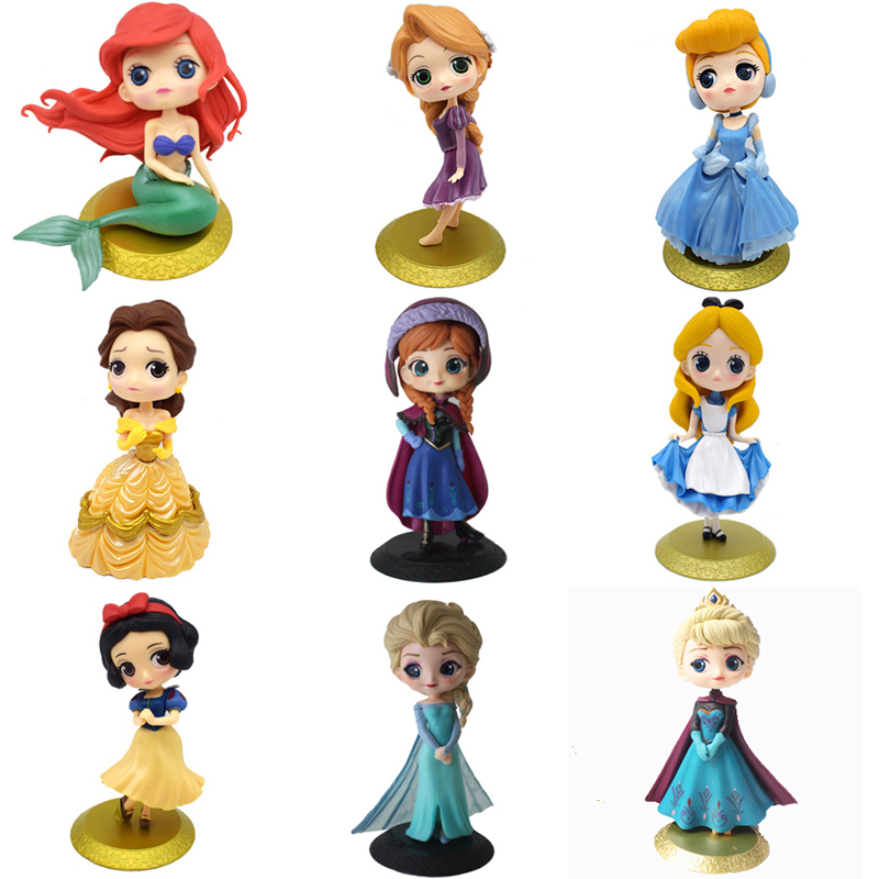 白雪迪士尼公主女孩生日蛋糕摆件