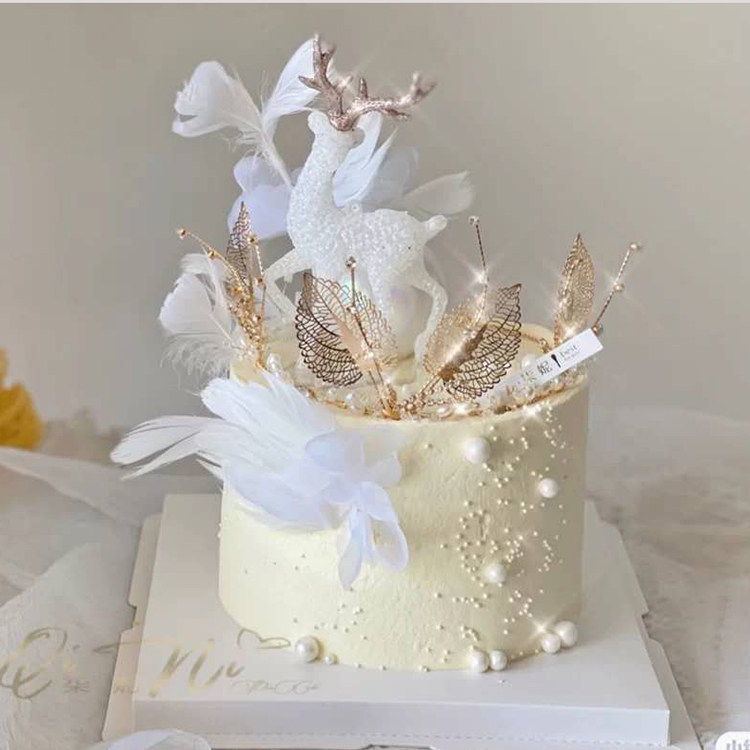 圣诞节蛋糕装饰珍珠金银树叶子皇冠水晶麋鹿生日派对装饰烘焙摆件,节庆用品/礼品,节日装扮用品,淘宝优惠券,粉丝福利购,淘宝优惠卷