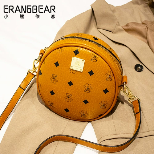 Демисезонная милая модная универсальная трендовая сумка на одно плечо на цепочке, с медвежатами, коллекция 2021