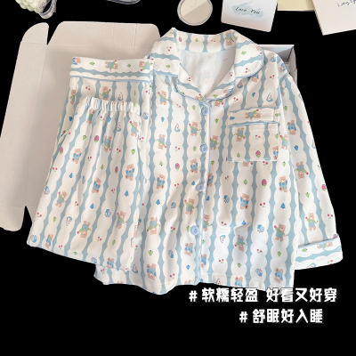 儿童睡衣冬季女童德绒内衣套装