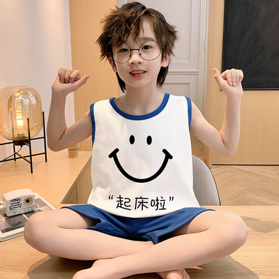 儿童纯棉睡衣夏季薄款2024新款