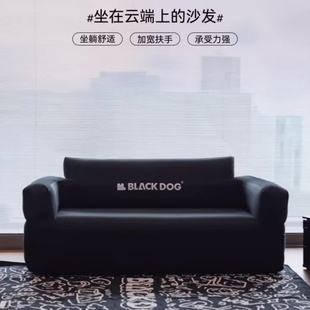 BLACKDOG黑狗户外双人充气沙发露营气垫床音乐节懒人充气床便携式