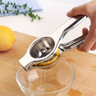 不锈钢手动榨汁器挤柠檬汁神器家用手压式橙子夹子迷你小型果汁机