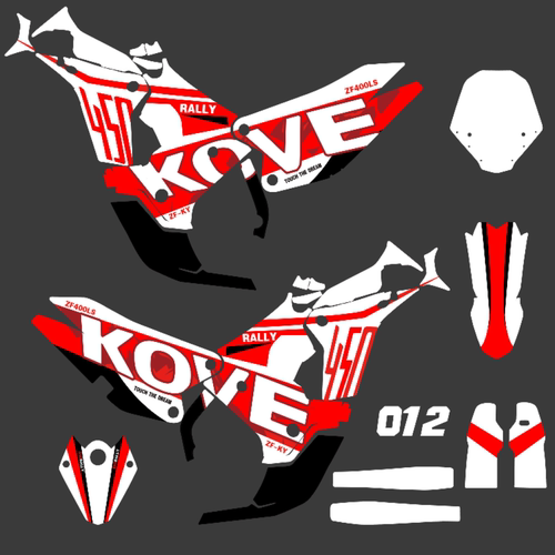 凯越450rally原车版画纸贴花定制