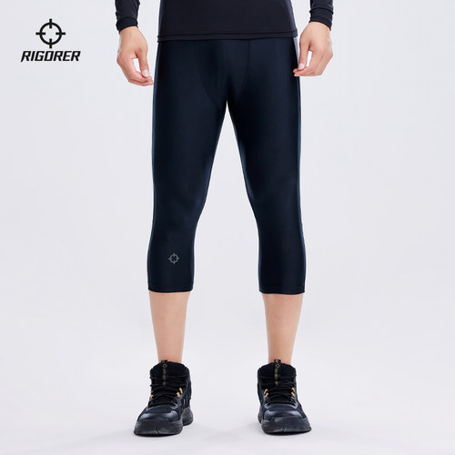 准者压缩七分裤弹力紧身裤