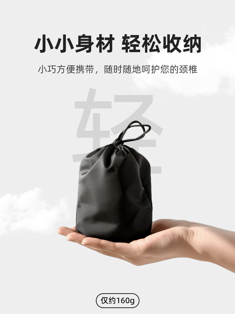 Effortless Inflation Travel Pillow w/ Hood – Instant Comfort On-the-Go - Taobao product photo 3