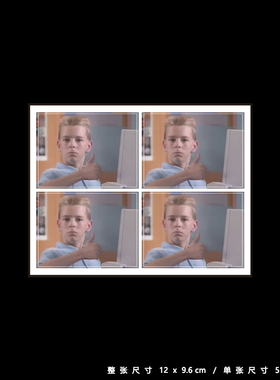 MEMES梗图 BrentRambo 磨砂膜防水PVC笔记本电脑行李箱手机贴纸