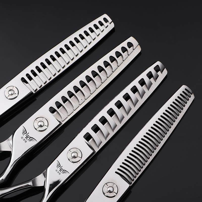 专业调色无痕牙剪鱼骨剪打薄剪正品去量50美发理髲剪刀发型师专用