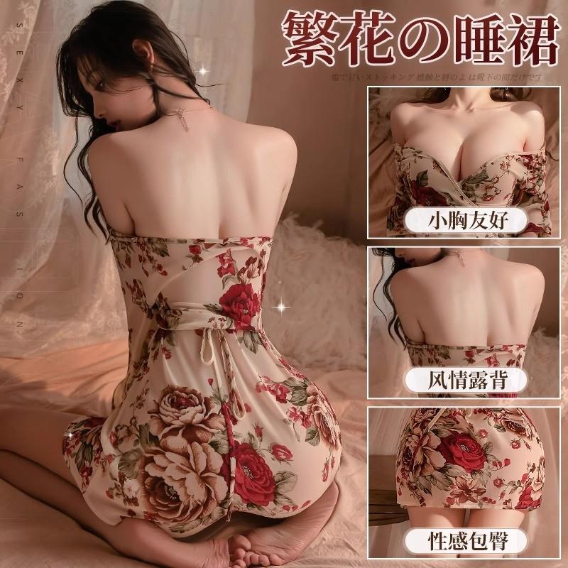 趣情内衣旗袍性感免脱制服套装诱惑约会免穿脱纯欲风和服2024新款