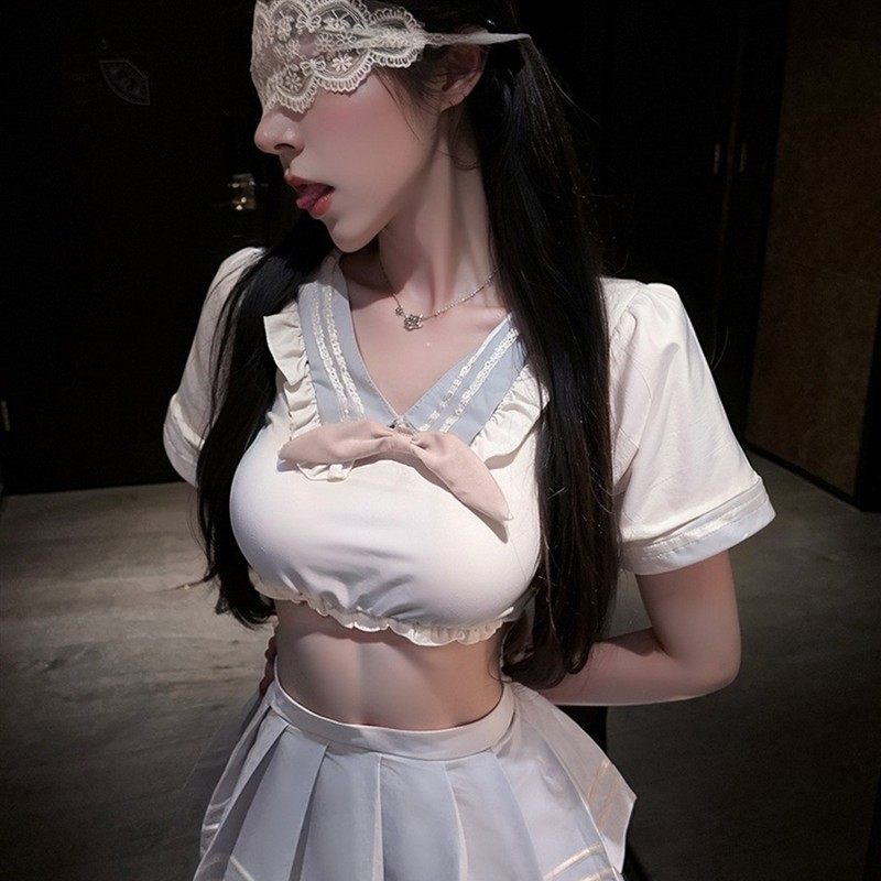 Jk制服套装女学院风啦啦队纯净的欲望性感的角色扮演啦啦队表演服