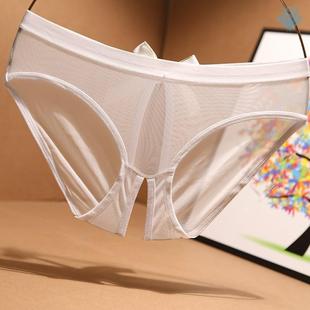 开洞性感网纱超火丁子内裤 丁字裤 女蕾丝女士 激情开裆裤 情侣短裤
