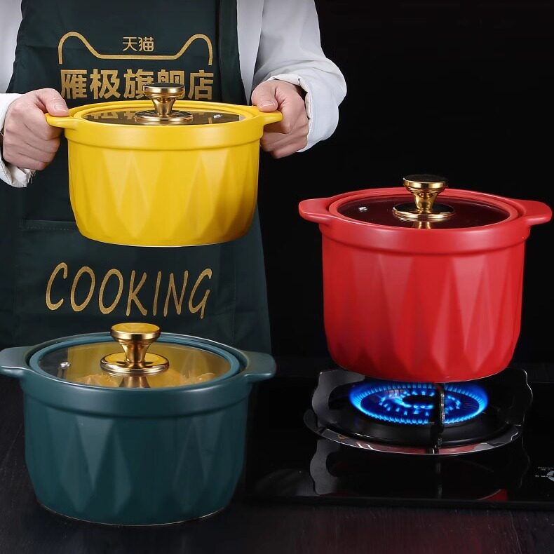 砂锅炖锅家用煲汤燃气煤气灶煲仔饭专用锅陶瓷瓦煲炖汤耐高温沙锅