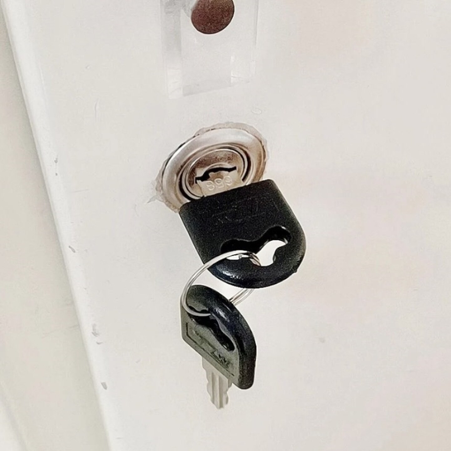 柜台锁文件柜锁加长办公桌双开门锁老式锌合金柜门锁橱柜锁办公室