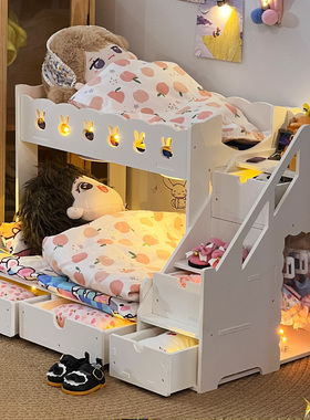 适用于拉布布小床套装棉花娃娃床15/20cm双人双层bjd芭比莉娜床品