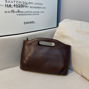 哈弘云朵包植鞣头层牛皮女包上班通勤包日常上班小拎包百搭斜挎包