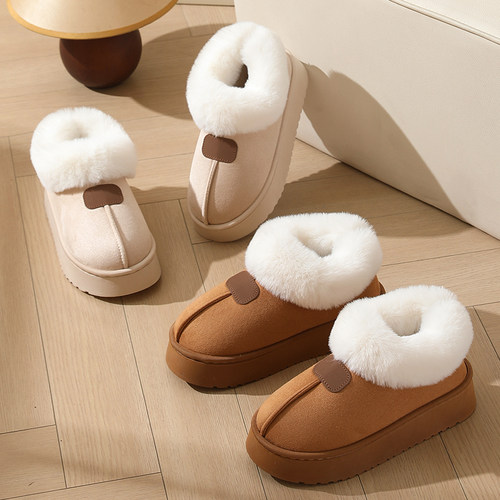 2025新款冬季加绒加厚防滑雪地靴