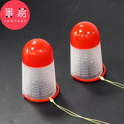 打窝器A1pn008-羽毛球形打窝器带线投饵器钓鱼工具渔具用品