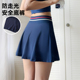 网球百褶防走光健身短裙透气夏季 高尔夫lu运动短裙休闲瑜伽 女美式