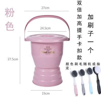 孕妇尿桶大人家用防臭女卧室老人小便器起夜尿壶痰盂尿盆带盖便盆