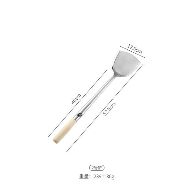 不锈钢打菜勺厨师专用长柄炒菜锅铲大勺壳大马勺食堂分菜勺打汤勺