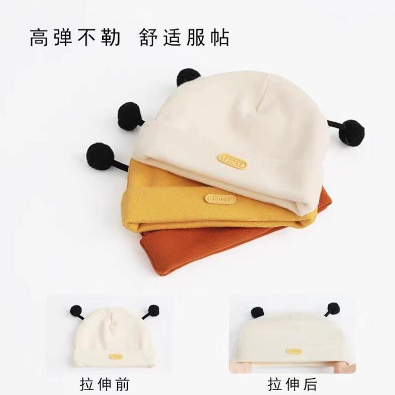 婴儿帽子春秋款宝宝胎帽新生儿幼儿护囟门儿童冬款男童女童秋冬季