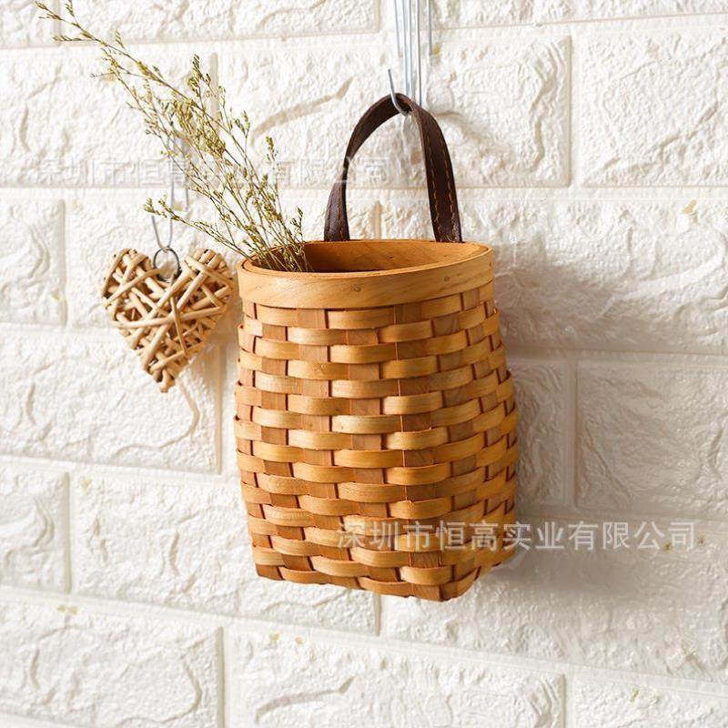 厨房置物架装葱姜大蒜收纳筐调料小挂篮挂件装饰墙上壁悬挂式神器