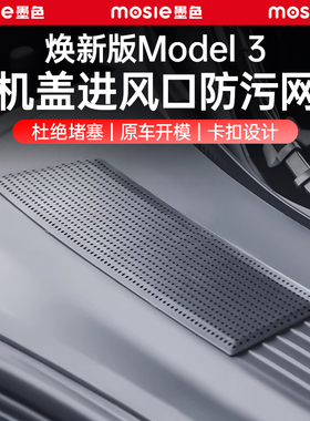 适用于特斯拉焕新版Model3/Y空调进气风口保护罩滤芯防虫网丫配件