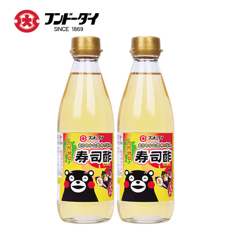 【大字】日本原装进口调味汁饭团手卷包饭寿司醋家用360ml*2
