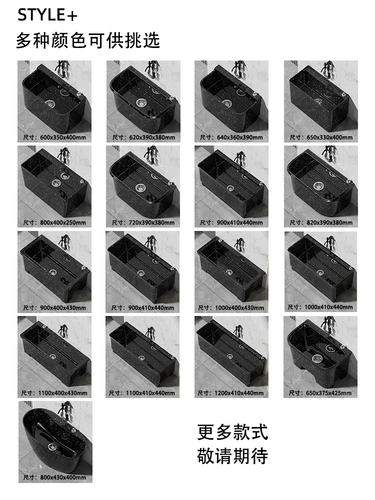 唯雅士 Очень большой черный керамический бассейн для бассейна ванная комната бассейн бассейн бассейн Специальный бассейн для бассейна швабры