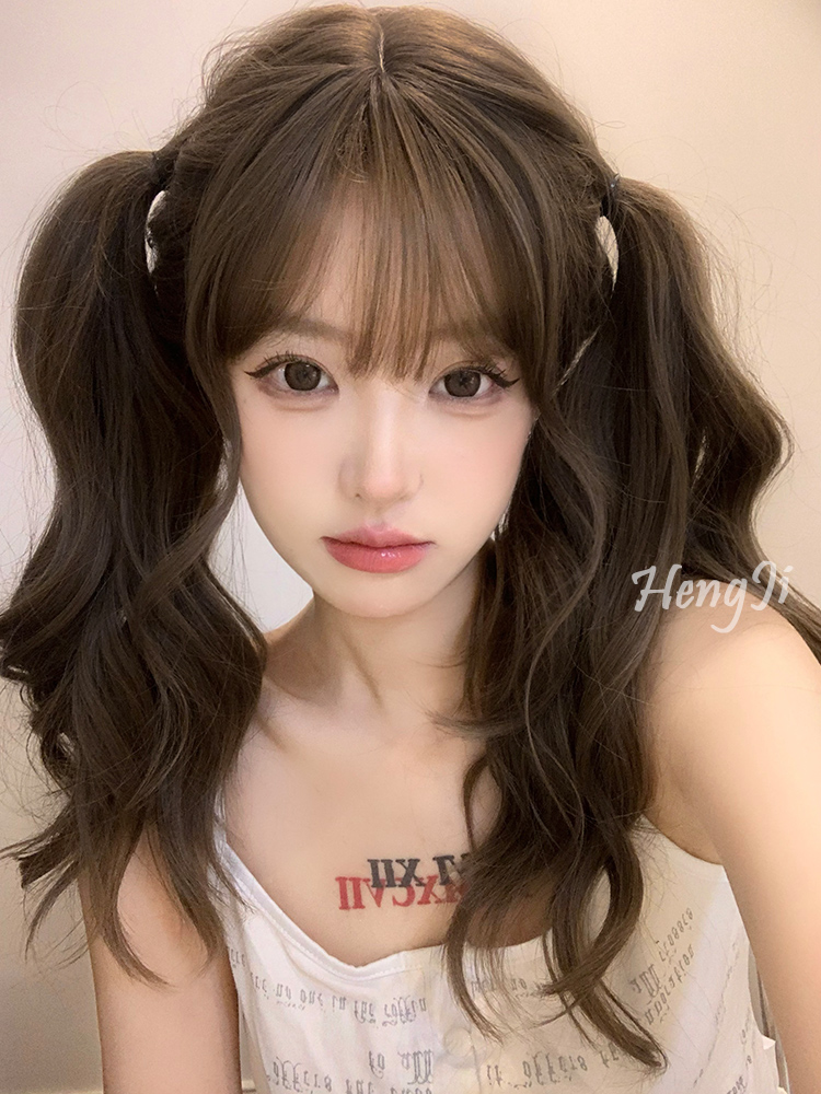 哼唧 假发女长发大波浪长卷发全头套女lolita假发自然逼真假发套