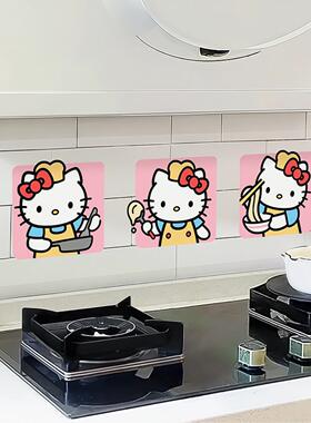 .厨房灶台防油贴纸防火耐高温墙纸2026新款大理石台面翻新保护贴