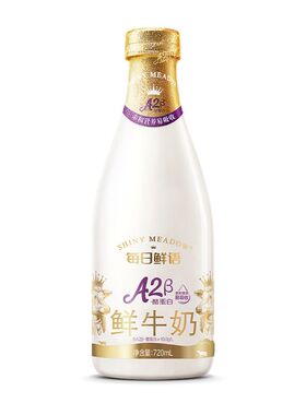 dd每日鲜语高端A2β酪蛋白鲜牛奶720ml瓶装牛奶鲜奶