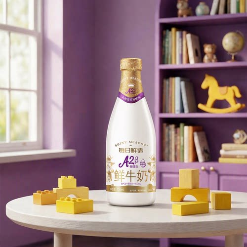 每日鲜语鲜牛奶720mlx4瓶鲜奶