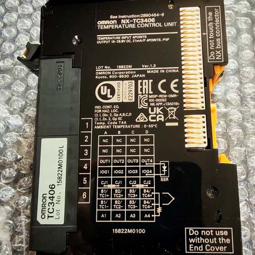 可维修欧姆龙NX-TC3406温度控制单，4点温度输入，16-2