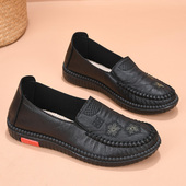 中老年春秋单鞋 防滑软底奶奶老人鞋 女老北京布鞋 女平底舒适妈妈鞋