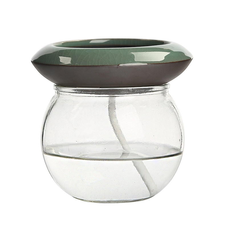 懒人花盆自动吸水陶瓷花盆个性家用盆栽文竹绿萝蝴蝶兰专用兰花盆