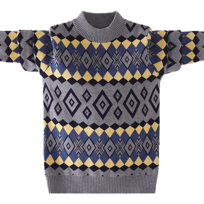 新款男生全棉大童打底衫小孩毛衣