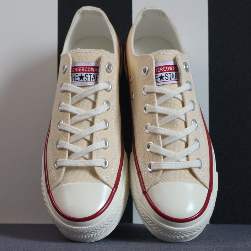 1970百世康威centurycoway经典款帆布鞋小麦色低帮男鞋女鞋情侣鞋