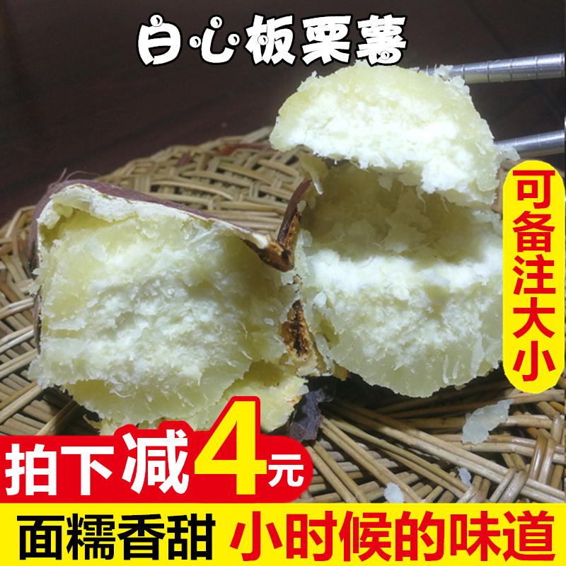 新鲜板栗薯沙地现挖白心红薯5斤农家自种小地瓜10白瓤番薯小山芋