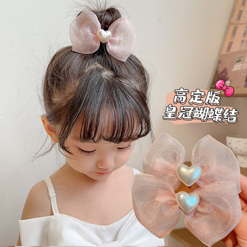 敲仙蝴蝶结儿童丸子头发绳