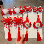 2026新年头饰儿童中国风宝宝汉服发饰小女孩春节拜年女童过年发夹