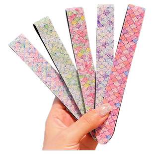 儿童公主美人鱼魔术贴发箍女孩刘海碎发神器宝宝前额发带束发发帖