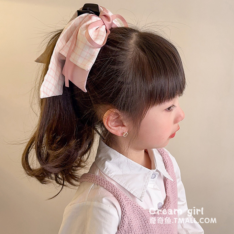 春季女童高马尾蝴蝶结抓夹儿童高颜值发饰女宝宝甜美头饰2026新款,童装/婴儿装/亲子装,发饰,淘宝优惠券,粉丝福利购,淘宝优惠卷