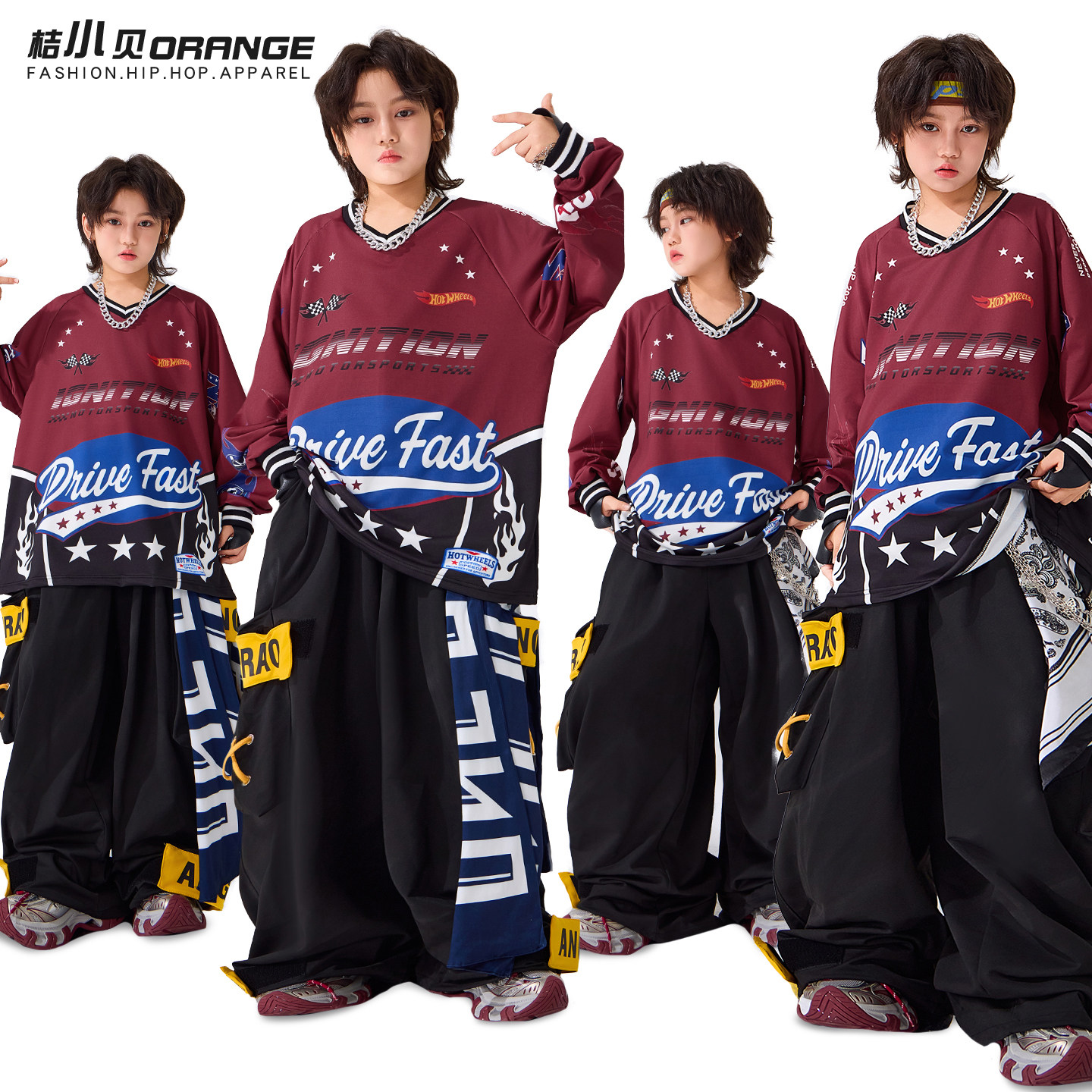 少儿街舞服装嘻哈儿童潮服男童